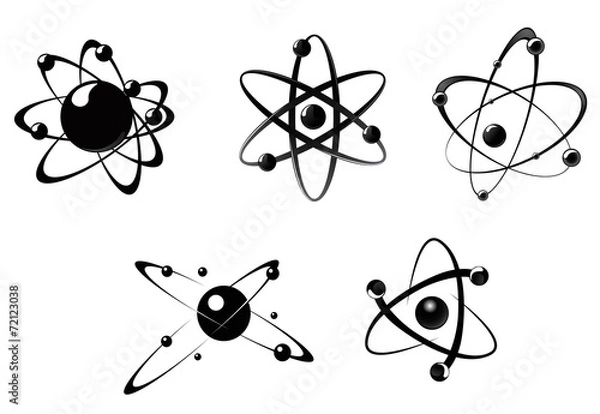 Obraz Science icons and symbols