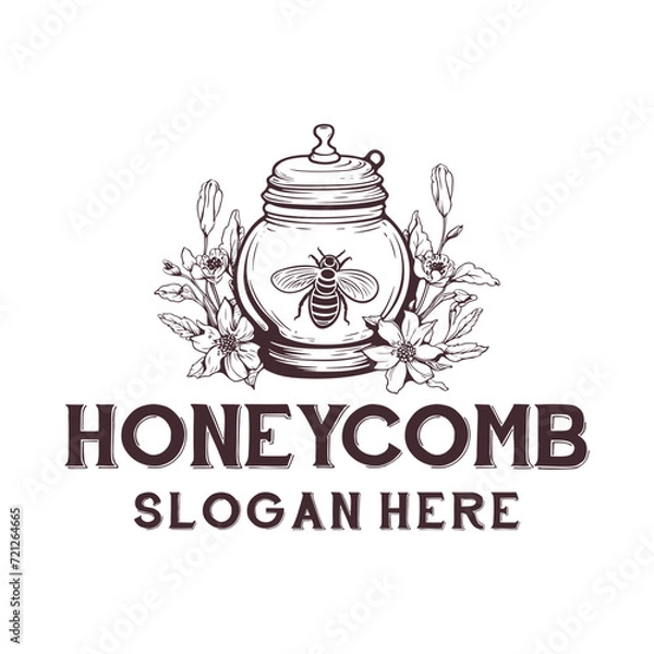 Fototapeta Honeycomb logo vector