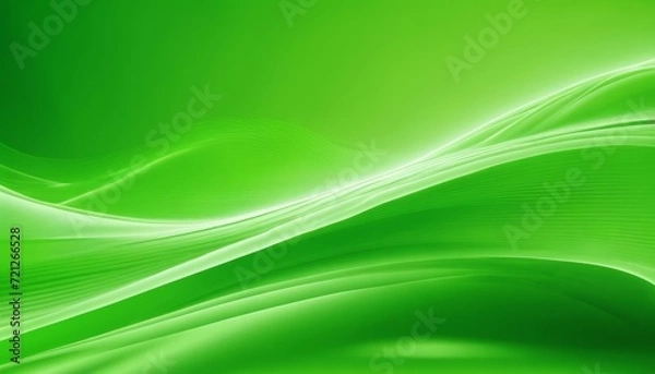 Fototapeta A green and white abstract image of a wave