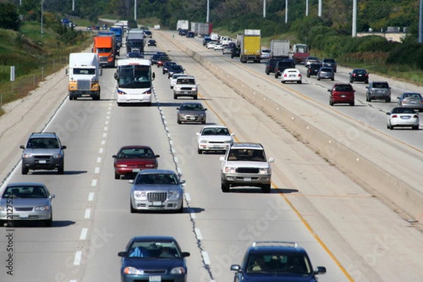 Fototapeta Expressway Traffic 2