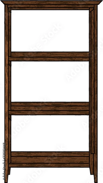 Obraz 本棚（bookshelf）(eps)