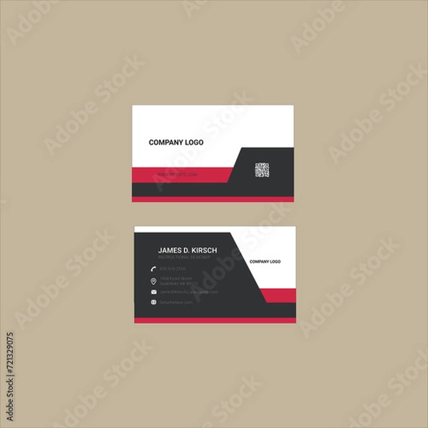 Fototapeta business card template