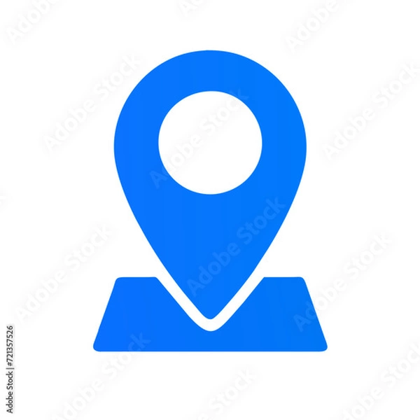 Obraz blue gps navigation 