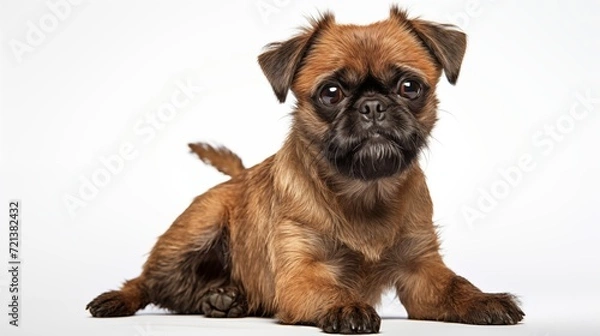 Obraz Dog, Brussels Griffon in sitting position