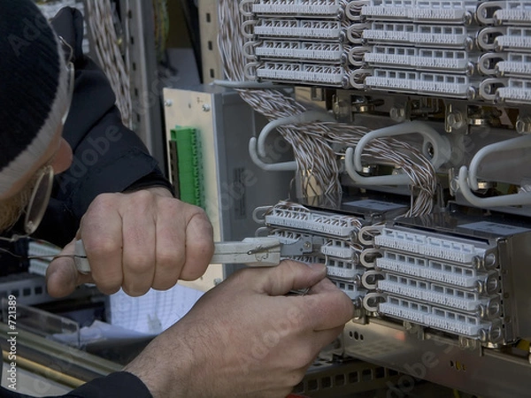 Fototapeta connected...