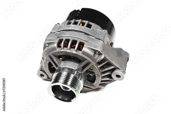 Obraz automobile generator isolated on white background