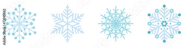 Fototapeta Schneeflocken