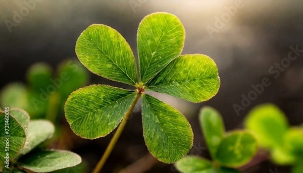 Fototapeta 幸せのクローバー