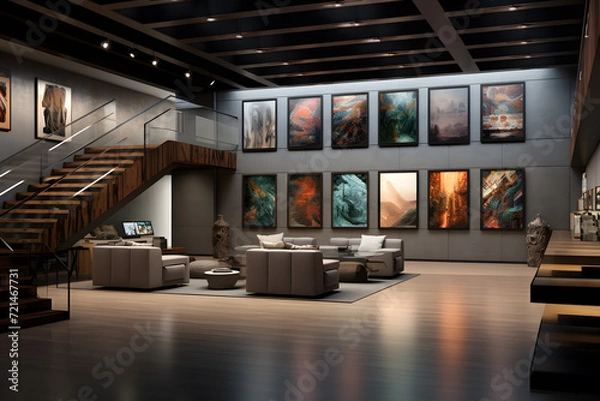 Obraz art gallery room