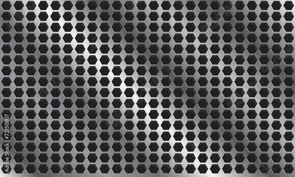 Obraz abstract metal background - vector