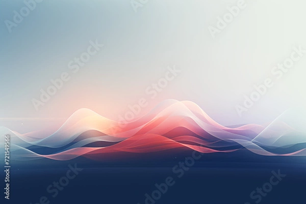 Obraz abstract background with waves