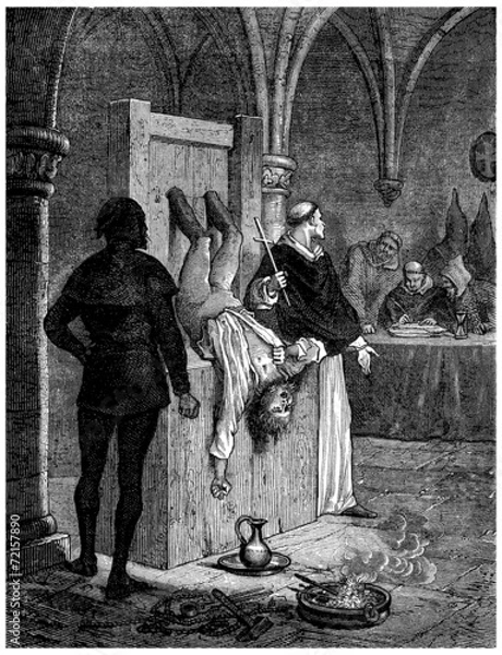 Obraz Inquisition : Torture !!! - 13th century