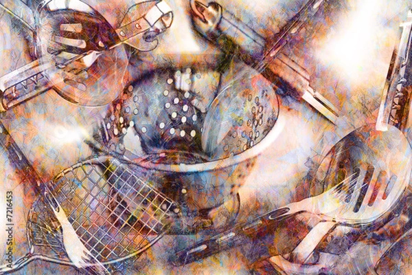 Obraz kitchen utensils