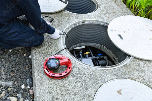 Obraz 住宅用合併処理浄化槽のメンテナンス保守点検測定