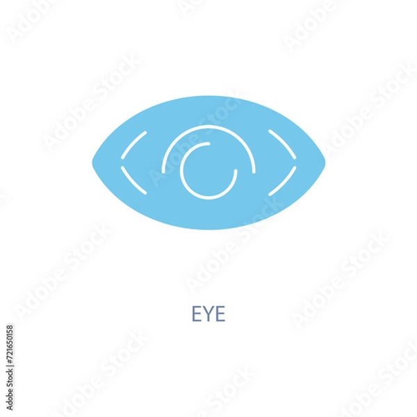 Fototapeta Eye icons set. Set of editable stroke icons.Vector set of Eye