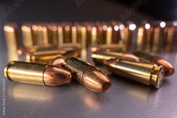 Obraz 9mm bullets