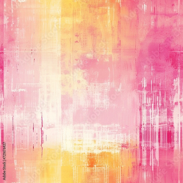 Obraz Abstract Pink Orange and Yellow Background Seamless Pattern