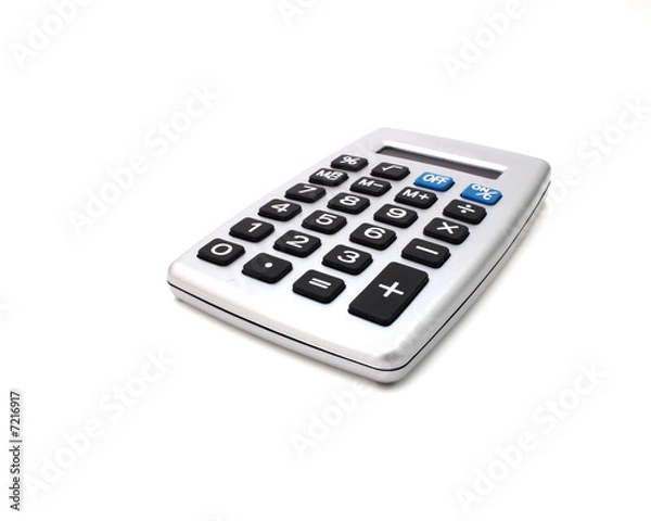 Fototapeta silver calculator