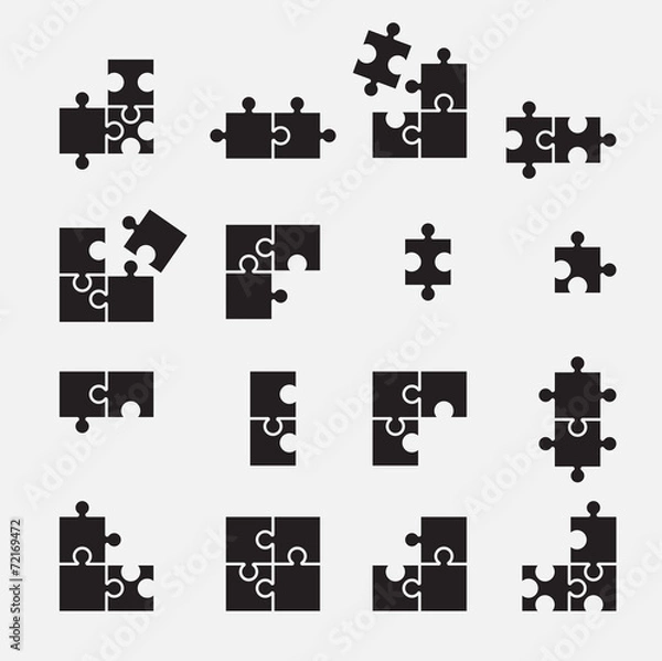 Obraz puzzel symbol
