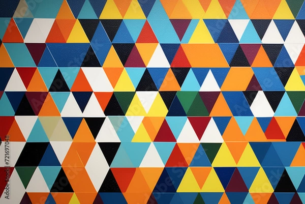 Obraz seamless geometric pattern