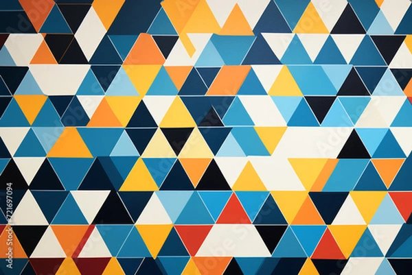 Obraz seamless triangle pattern