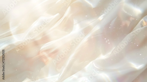 Fototapeta 虹色に輝く光のレンズフレアアート背景