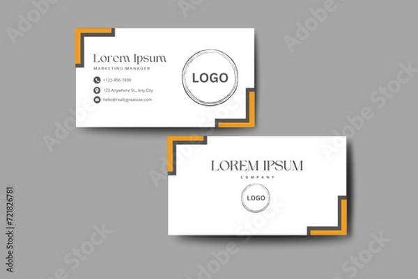 Obraz Business Card Template (Editable) EPS file