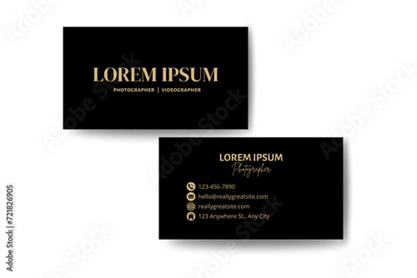 Obraz Business Card Template (Editable) EPS file