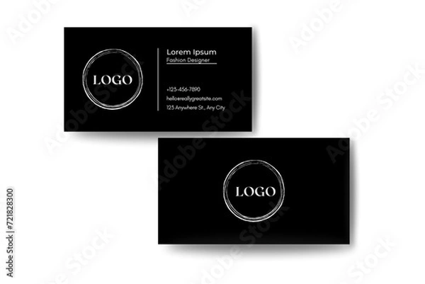 Obraz Business Card Template (Editable) EPS file