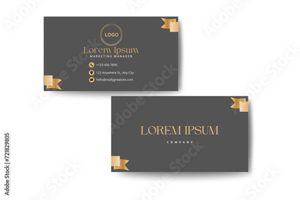 Obraz Business Card Template (Editable) EPS file
