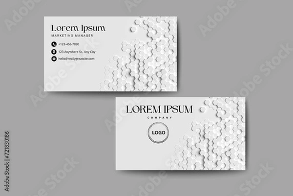 Obraz Business Card Template (Editable) EPS file