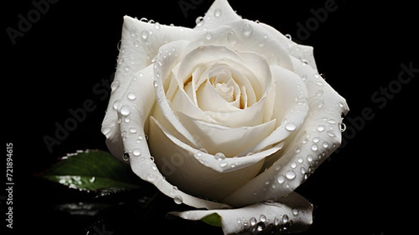 Obraz White Rose. White rose background