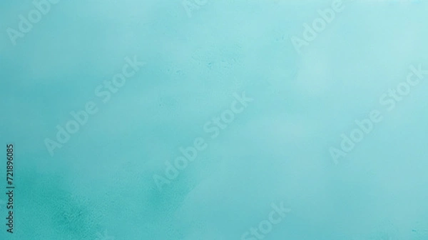 Obraz An minimalist turquoise background with copy space