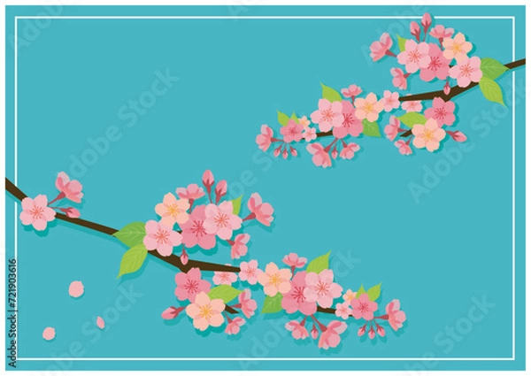 Obraz 桜のメッセージカード