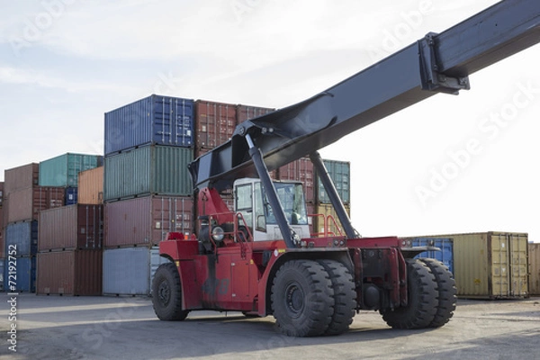 Fototapeta container lifter