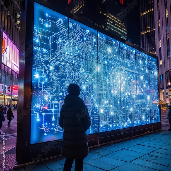 Obraz Curiosity Unleashed: Navigating the Semantic Seas in the Heart of the City