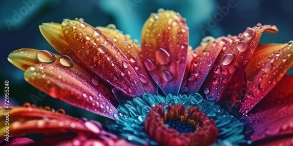 Obraz a close up of a flower