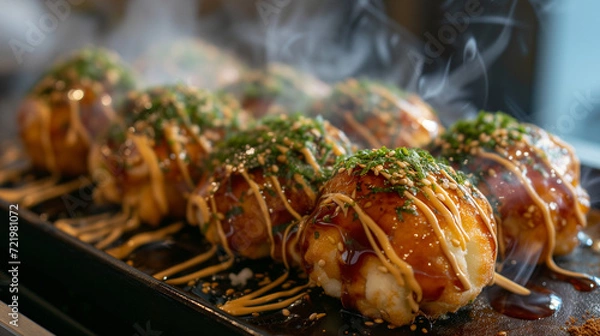 Obraz おいしそうなタコ焼き
