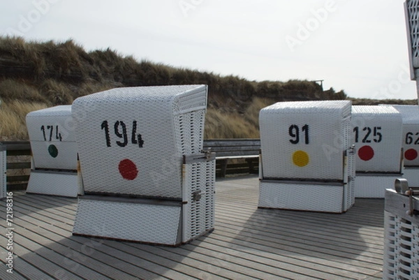 Fototapeta Strandkörbe