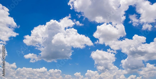 Fototapeta Blue sky with cloud
