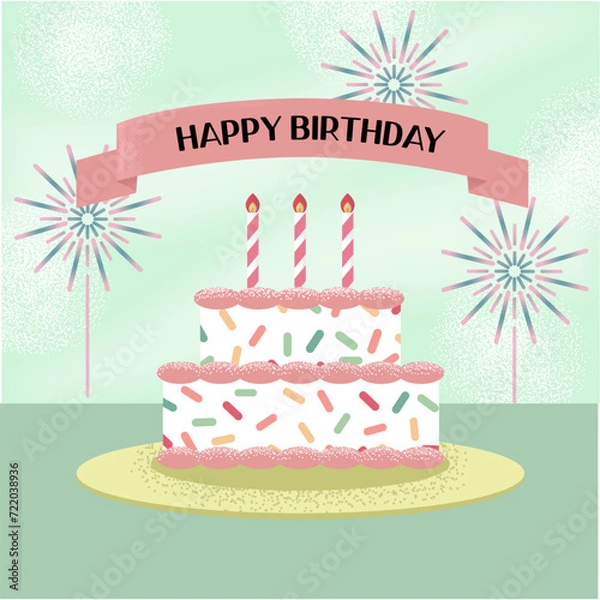 Obraz HAPPY BIRTHDAY