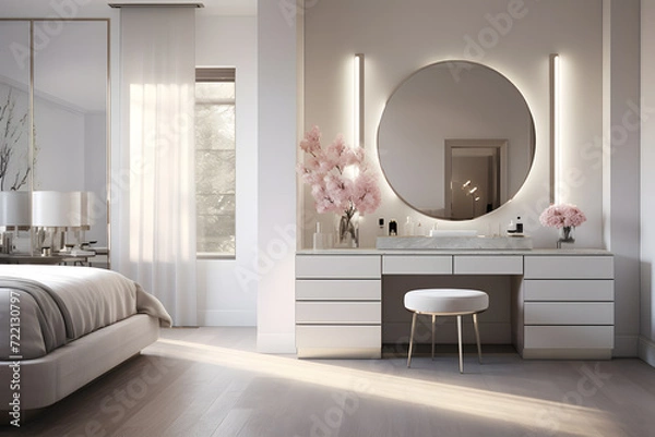Obraz  master bedroom with vanity