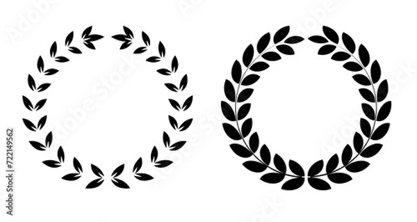 Obraz Wreath artwork vector illustration