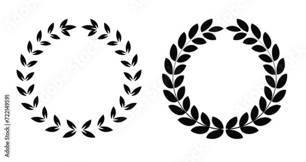 Obraz Wreath artwork vector illustration