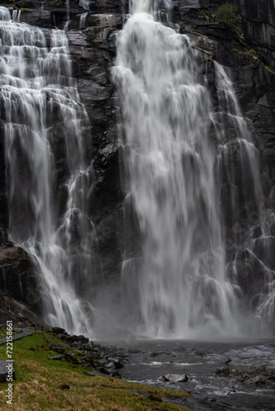 Obraz Waterfall in the mountains