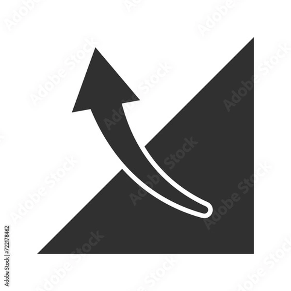 Obraz Turn page sign icon. Packaging Symbol.