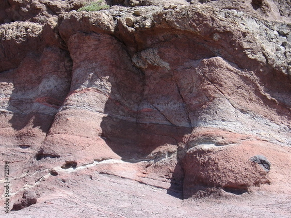 Obraz ausgewaschenes gestein