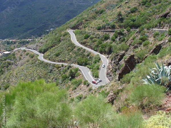 Obraz straße am berg