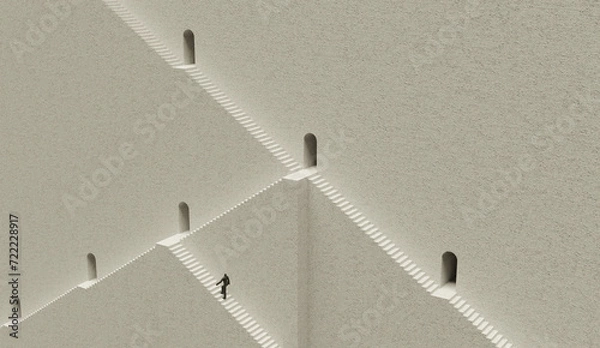 Obraz 進路を選択する人