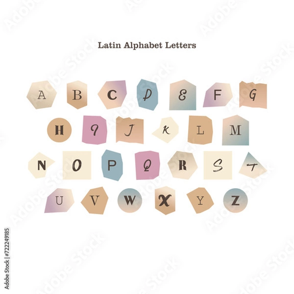 Fototapeta alphabet vector design with best quality